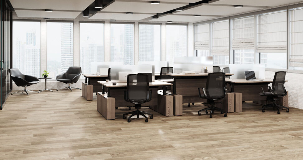 Volley Enclosures in open office